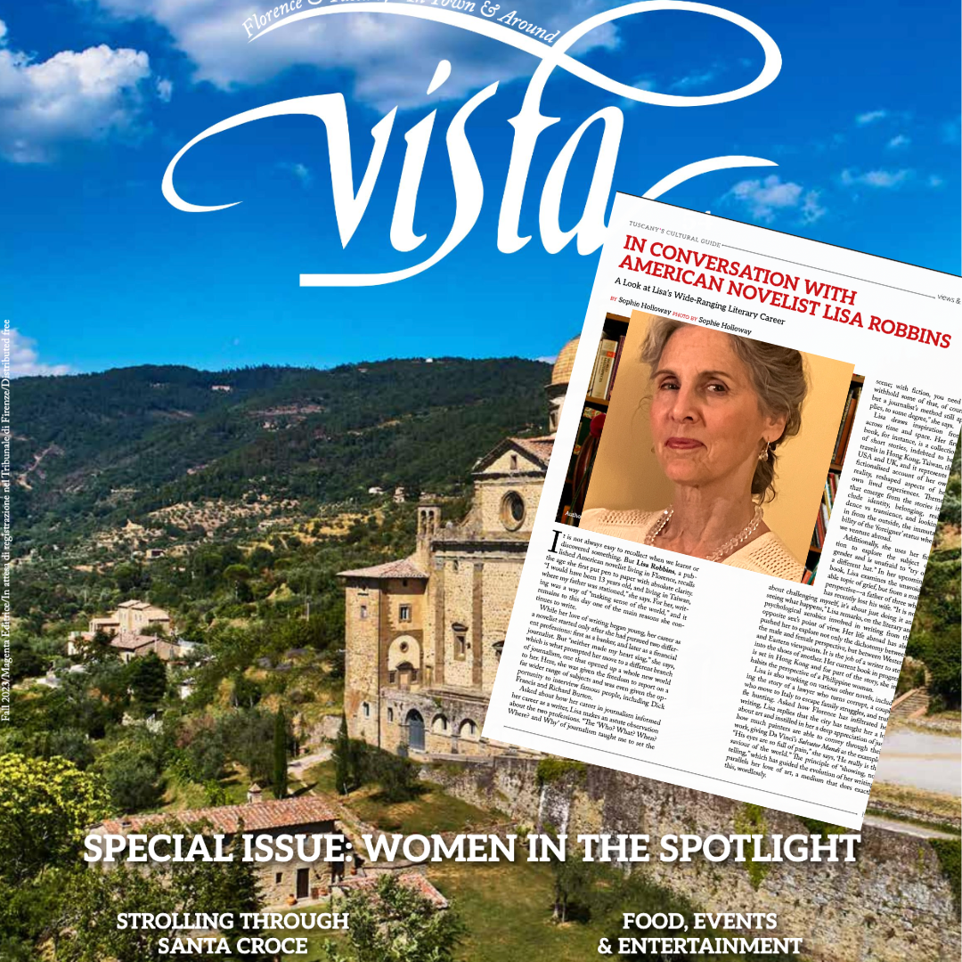 Vista magazine & Magneta Florence: Interview with Lisa Robbins